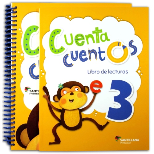 CUENTA CUENTOS 3 LECTOESCRITURA+LIBRO DE LECTURAS