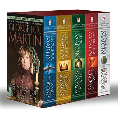 A GAME OF THRONES 5 BOOK BOXED SET SONG OF ICE AND FIRE SERIES