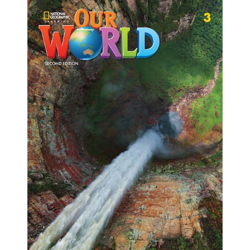 OUR WORLD BRE 3 STDNT BOOK  ONLINE PRACT STCKR CD 2ND ED