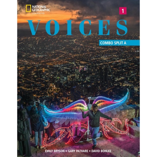 VOICES 1A COMBO SPLIT + SPARK STICKER AMERICAN ENGLISH