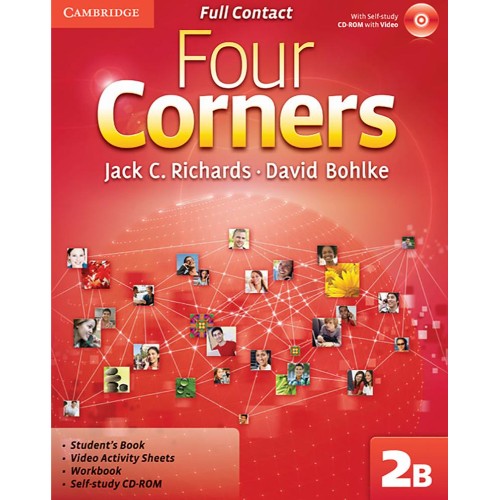 FOUR CORNERS FULL CONTACT WITH SELF-STUDY CD-ROM 2B