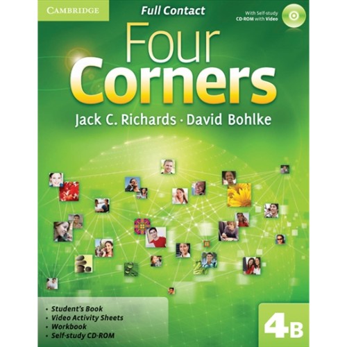 FOUR CORNERS FULL CONTACT WITH SELF-STUDY CD-ROM 4B