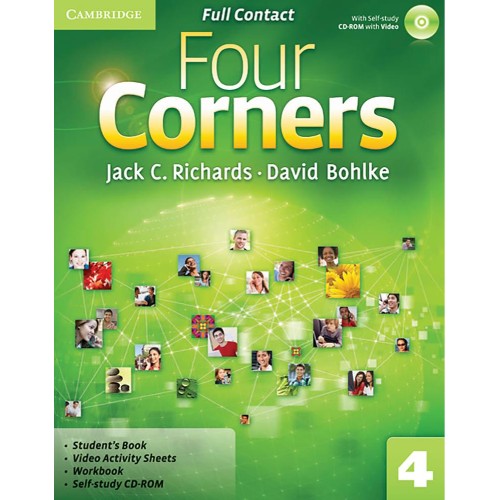 FOUR CORNERS FULL CONTACT WITH SELF-STUDY CD-ROM 4