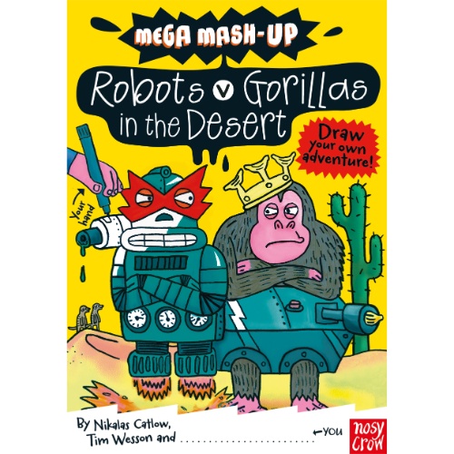 MEGA MASH UP ROBOTS V GORILLAS IN THE DESERT