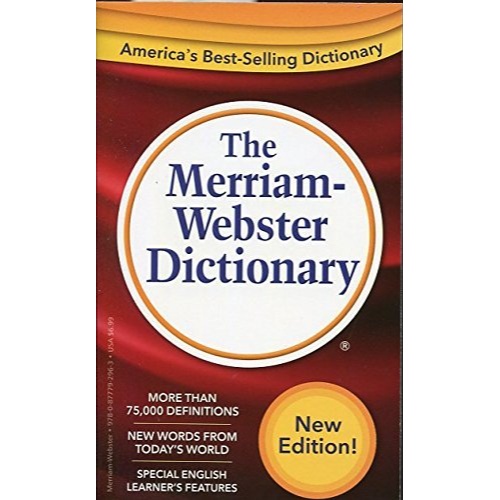 THE MERRIAM WEBSTER DICTIONARY AMERICAS BEST SELLING DICTIONARY