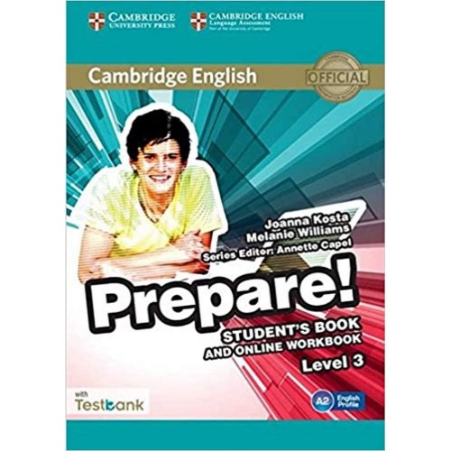 CAMBRIDGE ENGLISH PREPARE  STUDENTS BOOK AND ONLINE WORKBOOK WITH TESTBANK 3