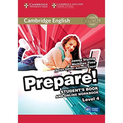 CAMBRIDGE ENGLISH PREPARE  STUDENTS BOOK AND ONLINE WORKBOOK 4