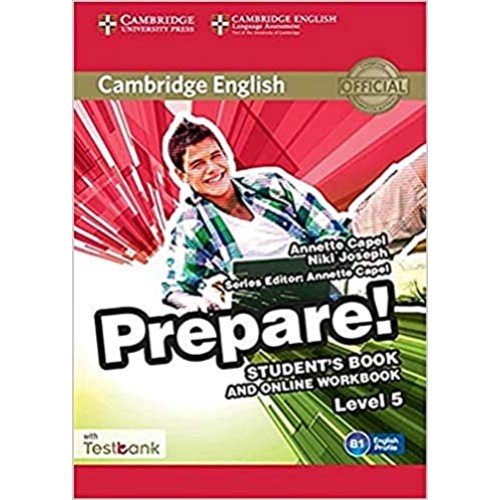 CAMBRIDGE ENGLISH PREPARE  STUDENT'S BOOK AND ONLINE WORKBOOK WITH TESTBANK 5
