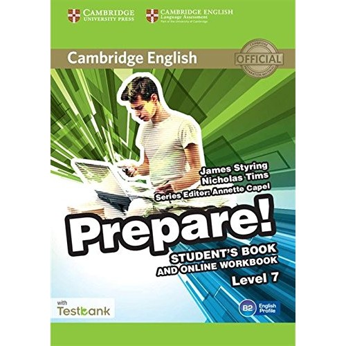 CAMBRIDGE ENGLISH PREPARE  STUDENT'S BOOK AND ONLINE WORKBOOK WITH TESTBANK 7