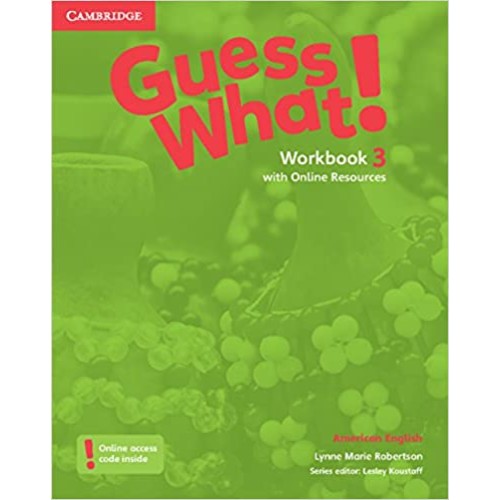 AMERICAN ENGLISH GUESS WHAT! WORKBOOK WITH ONLINE RESOURCES 3