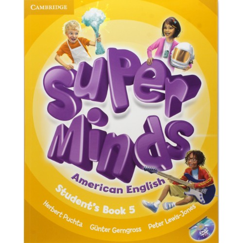 AMERICAN ENGLISH SUPER MINDS STUDENT'S BOOK WITH DVD-ROM 5