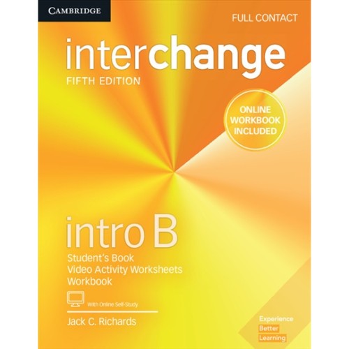 INTERCHANGE 5ED FULL CONTACT WITH ONLINE SELF-STUDY AND ONLINE WB 0 INTRO B