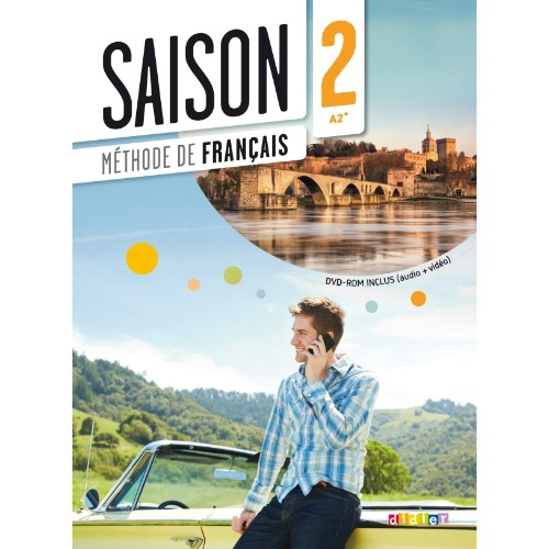 SAISON 2 NIV A2+  - LIVRE + CD AUDIO + DVD