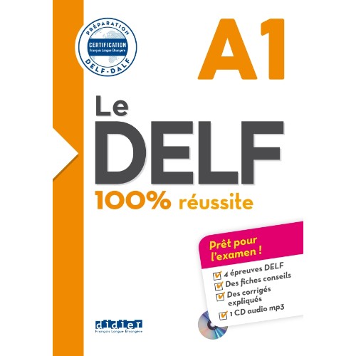 LE DELF - 100% RÉUSSITE - A1  - LIVRE + CD