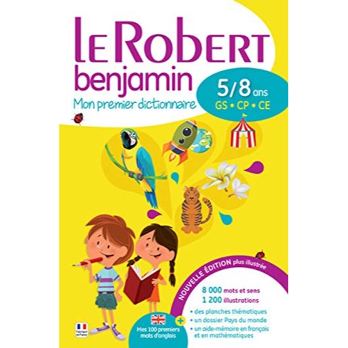 LE ROBERT BENJAMIN  MON PREMIER DICTIONNAIRE 5/8 ANS