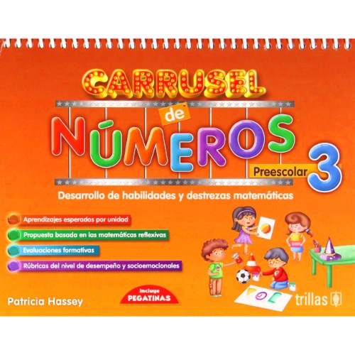 CARRUSEL DE NUMEROS 3. PREESCOLAR