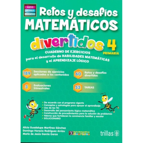 RETOS Y DESAFIOS MATEMATICOS DIVERTIDOS 4. PRIMARIA. CUADERNO DE EJERCICIOS