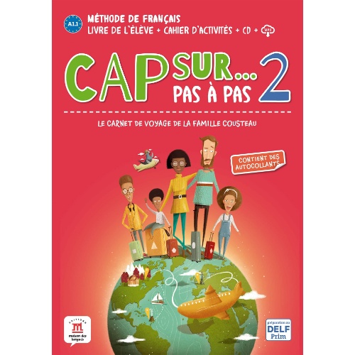 CAP SUR PAS À PAS A1.1-A1.2 LIVRE DE L´ÉLÈVE+CAHIER D'ACTIVITÉS