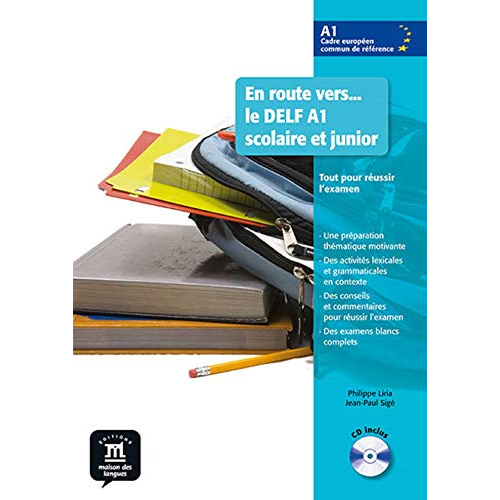 EN ROUTE VERS LE DELF SCOLAIRE ET JUNIOR A1 LIBRO  CD