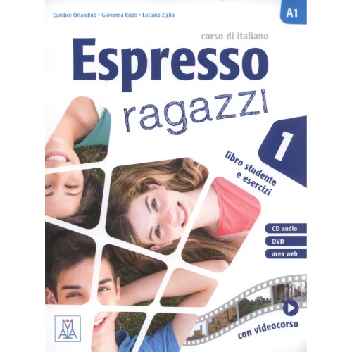 ESPRESSO RAGAZZI: LIBRO STUDENTE E ESERCIZI  CD AUDIO  DVD 1