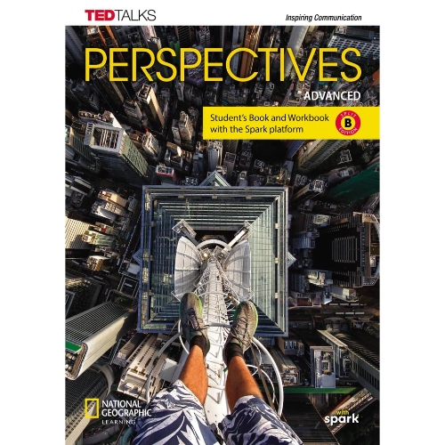 PERSPECTIVES ADVANCED B COMBO SPLIT + SPARK STICKER BRITISH ENGLISH